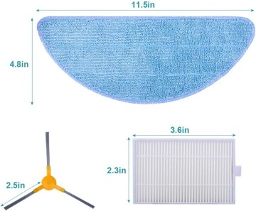 Аксессуары для роботов-пылесосов Proscenic 830T, 820S, 820T, 800T