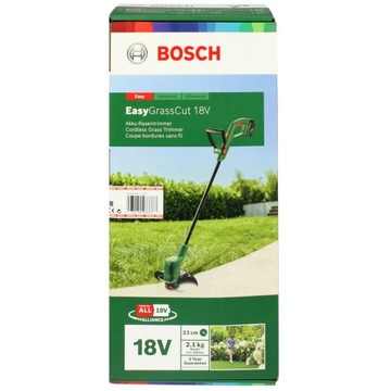 АККУМУЛЯТОРНЫЙ ТРИММЕР 23см 18В BOSCH 1х2,0Ач