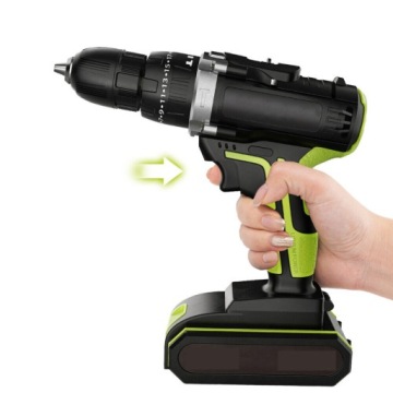 УДАРНАЯ Дрель ЭЛЕКТРИЧЕСКАЯ ОТВЕРТКА НАБОР ИНСТРУМЕНТОВ НА АККУМУЛЯТОРЕ С 2 СВЕТОДИОДАМИ