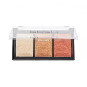 Gosh Billionaire Glowing Paleta Rozświetlaczy 001