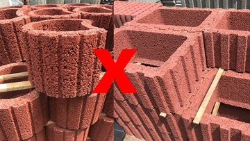 Газоны - Гладкий бетонный газон, красный графит