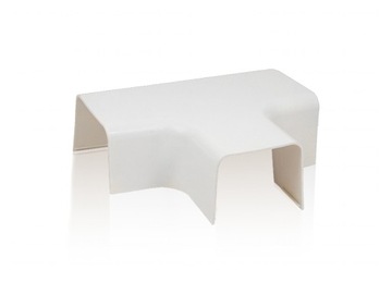 Trójnik do kanału koryta korytka PVC 80x60mm