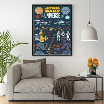 Plakat Star Wars Universe Illustrated 61x91,5 cm