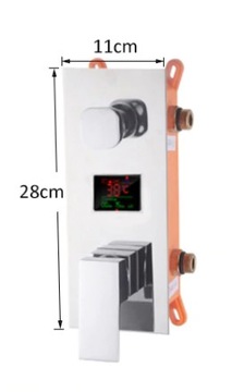 КОМПЛЕКТ ВСТРАИВАННОГО ДИСПЛЕЯ, ДОЖДЕВОЙ ДУШ С LED-подсветкой