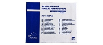 Szkiełka mikroskopowe ZARYS, 76mm x 25mm x 1mm