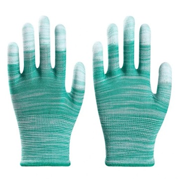 1 пара дышащих женских садовых перчаток с розовым принтом