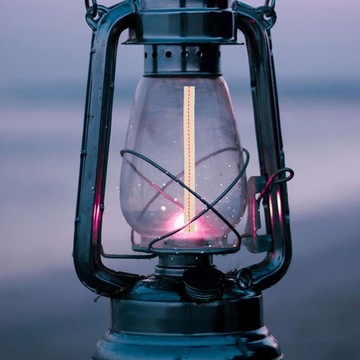 Klosz SZKLANY W RETRO LAMPION