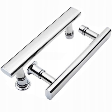 UCHWYT KLAMKA RĄCZKA DO KABIN PRYSZNICOWYCH 14,5CM 145MM SANNIT NIERDZEWNA