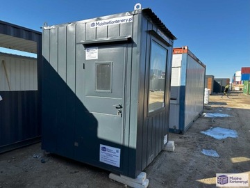 KONTENER STRÓŻÓWKA PORTIERNIA OCHRONA WIDOK NA 4 STRONY