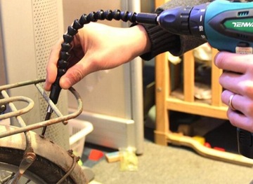 PRZEDŁUŻKA ELASTYCZNA DO WIERTARKI BITÓW WKRĘTARKI GIĘTKA KOŃCÓWKA KOL V2