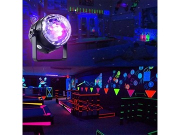Диско-шар Дискотека RGB Light Ball Красочный диско-проектор