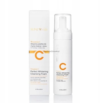 SunewMed pianka do mycia twarzy i oczu 200ml