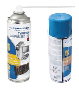 SPRĘŻONE POWIETRZE Z RURKĄ DO CZYSZCZENIA 400ML