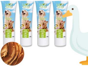 LOVI DOG TUBKA Pasztet dla psa z gęsiną 4x 90g