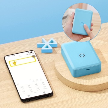 Термопринтер для самоклеющихся этикеток, лента NiiMbot D110, текст, графика