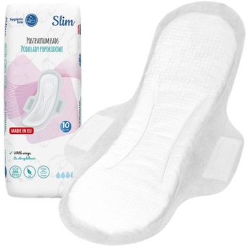 AKUKU PODKŁADY POPORODOWE PODPASKI SLIM 10