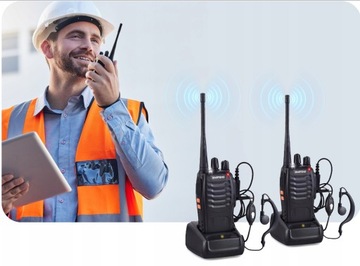 2X РАТИЯ BAOFENG 888S HORSEWAY TRAVELERS НАБОР ДАЛЬНЕГО РАССТОЯНИЯ + НАУШНИКИ