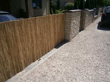 Коврик из камыша, защитный камышовый забор, 1,60х6м, плотный