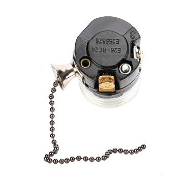 E27 МЕТАЛЛИЧЕСКАЯ ЛАМПА С ТРОСОВЫМ ВЫКЛЮЧАТЕЛЕМ