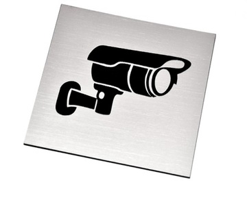 Piktogramy, monitoring, znak i inne - 10 x 10 cm