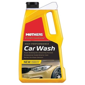 Mothers Car Wash 1420ml przyjemny w pracy szampon samochodowy Made in USA