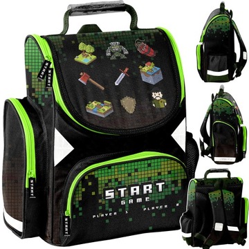 ШКОЛЬНАЯ СУМКА ДЛЯ МАЛЬЧИКА PIXEL MINECRAFT FAN