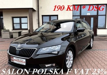 Skoda Superb III Kombi 2.0 TDI 190KM 2018 Skoda Superb 2.0TDi 190 KM AUTOMAT DSG Salon P...