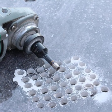 НАБОР КОРОНОЧНЫХ ПИЛОВ 6 мм 8 мм 10 мм СВЕРЛА С АЛМАЗНОЙ КОРОНКОЙ ДЛЯ СВИНОЙ ПЛИТКИ M14