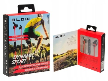 BLOW słuchawki Bluetooth 4.2 DYNAMIC SPORT mikrofon sportowe bezprzewodowe