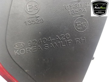 KIA PRO CEED I 2012 PO PRAVO SVĚTLA ZADNÍ