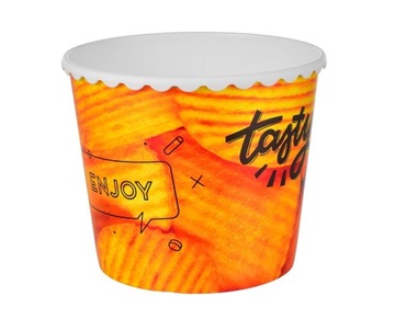 POJEMNIK KUBEŁEK MISKA NA POPCORN CHIPSY DUŻY 2,3L