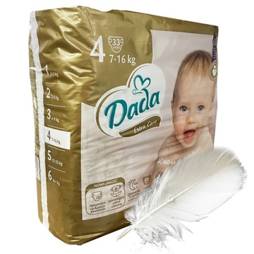 PIELUSZKI DADA EXTRA CARE 4 7-16 33 SZTUKI