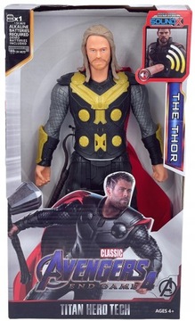THOR DUŻA RUCHOMA FIGURKA AVENGERS + DŹWIĘK