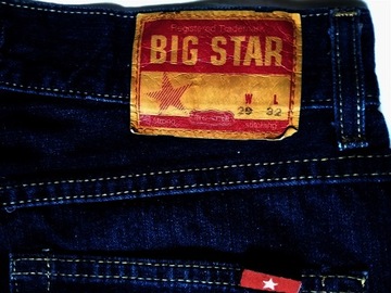 SPODNIE JEANS BIG STAR GL0RY W29/L32 - W76/L112 QUALITY COMFORT REGULAR FIT