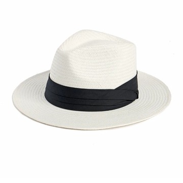 Sombrero Panama Hombre letnia ochrona przed słońcem słoneczny kapelusz pięć