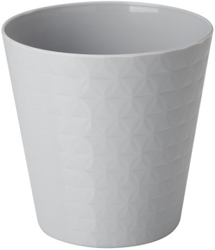 OSŁONKA doniczki DIAMENT śr. 22CM SZARY POŁYSK Form-plastic