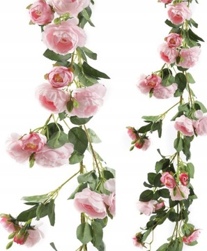 xxl Girlanda z kwiatów róży 125 cm