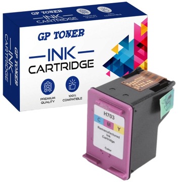 Tusz do HP 703 XL Kolor D730 K109a K200 K510a K209a K209g F730 D735 KOLOR