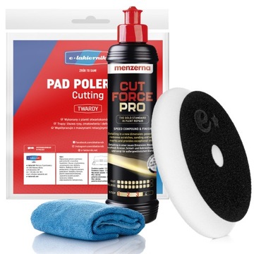 Pasta Polerska Menzerna Cut Force Pro Pad Polerski Twardy Mikrofibra