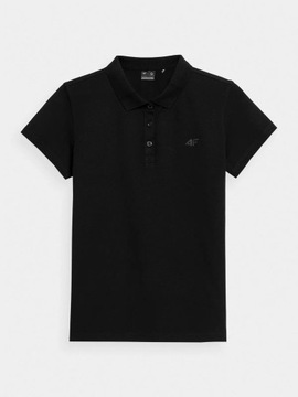 KOSZULKA DAMSKA 4F POLO T-SHIRT POLÓWKA BAWEŁNIANA ODDYCHAJĄCA SS24F132