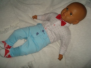 Хлопковый жилетный набор одежды/крещения/свадьба/74