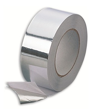 Taśma samoprzylepna aluminiowa TAL 50mm x 50m 90°C DO RUR SPIRO FLEX