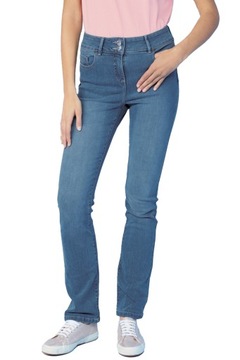 Next Damskie Jeansowe Spodnie Jeansy Jeans Bootcut Bawełna Regular 54