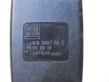 ПРЕДНАТЯЖИТЕЛЬ РЕМНЯ БЕЗОПАСНОСТИ ЛЕВЫЙ ПЕРЕДНИЙ OPEL CORSA D 616046700C