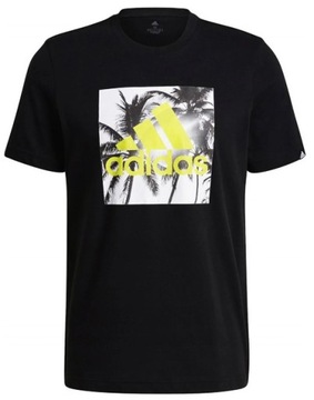 DUŻY MĘSKI T-SHIRT ADIDAS CZARNY MODEL GL3233 ROZM.2XL