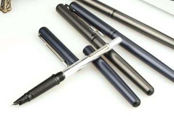 Hero 266 Алюминиевая перьевая ручка, тонкая ручка для каллиграфии, классическая матовая