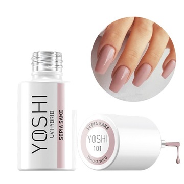 YOSHI Lakier Hybrydowy 101 Sepia Sake 6ml