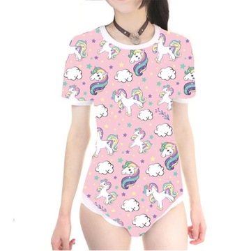 ABDL/DDLG Locking Adult Onesie Men Women Shirt Bod,