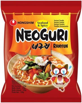 ZUPKA MAKARON RAMEN SEAFOOD 120g- KOREA - Ostra