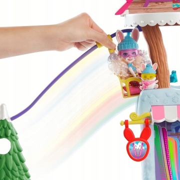 Enchantimals Zimowa chatka dom lalka królik GJX50